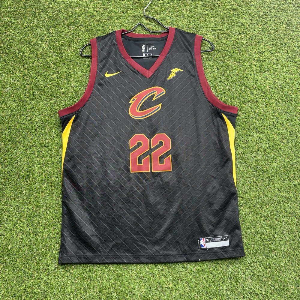 Nike Cleveland Cavaliers Jersey Boys Youth XL Black #22 Larry Nance Jr The Land